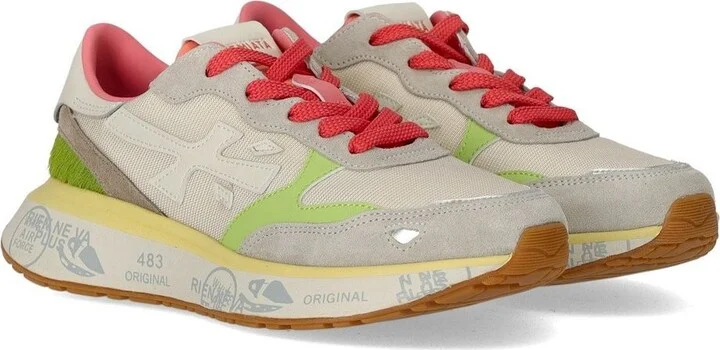 Premiata 'Lauryn' Multicolor Leather Blend Sneakers - Image 2