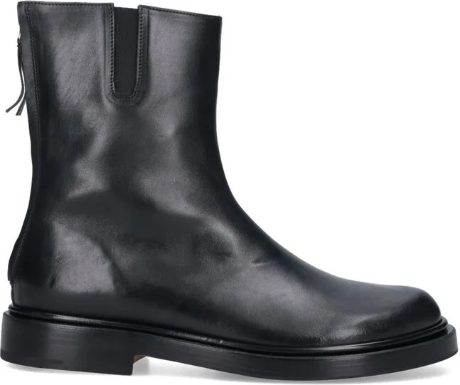 Premiata Round Toe Ankle Boots