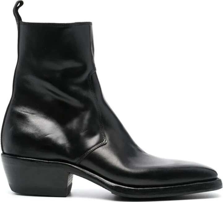 Premiata Soldier Side Zip Texan Boots Shoes