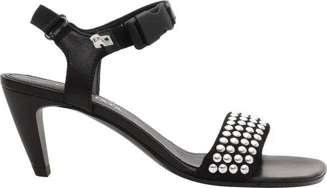 Premiata Stud-Embellished Square Open Toe Sandals
