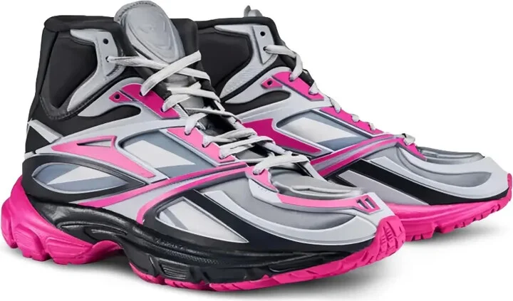 Premier Road Modern Mid "White/Pink/Black" sneakers - Image 2