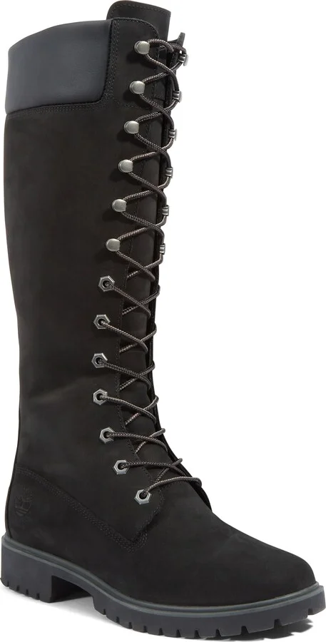 Premium 14-Inch Lace-Up Waterproof Boot