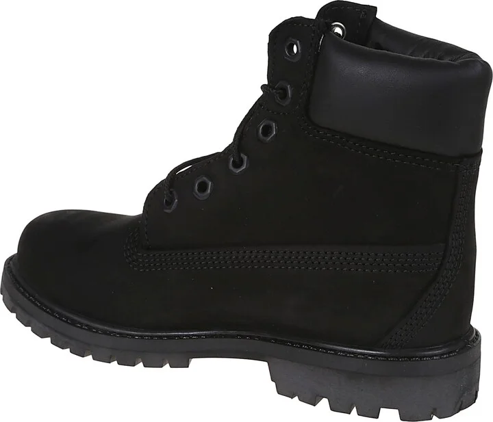 Premium 6 Inch Lace Up Waterproof Boot Black - Image 3