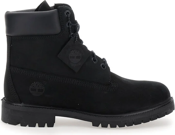 Premium 6 Inch Lace Up Waterproof Boot Black