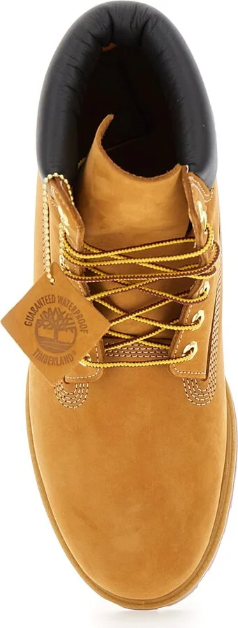 'premium' Beige Ankle Boots With Embossed Logo On The Side And Front Lace-up Closure In Leather Man - Image 4
