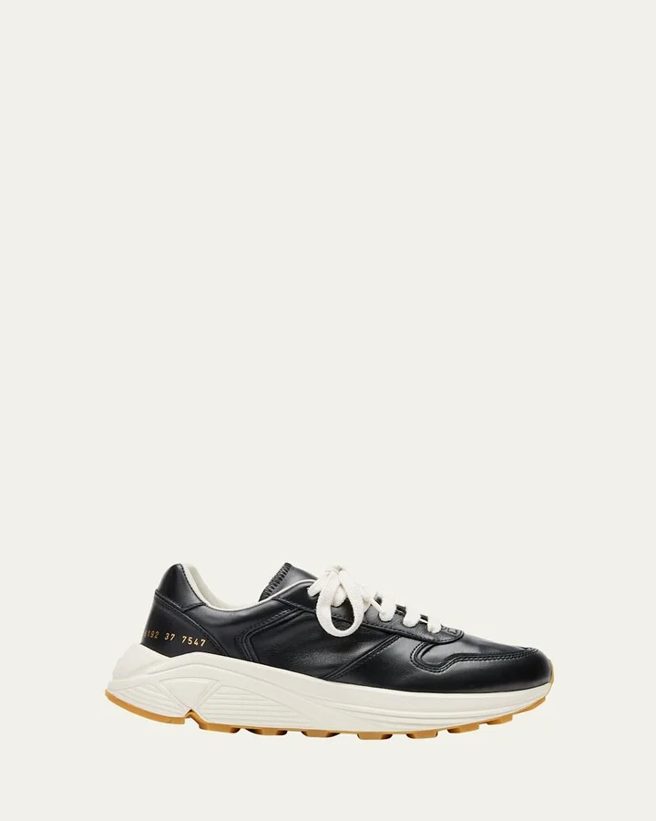Premium Leather Runner Sneakers