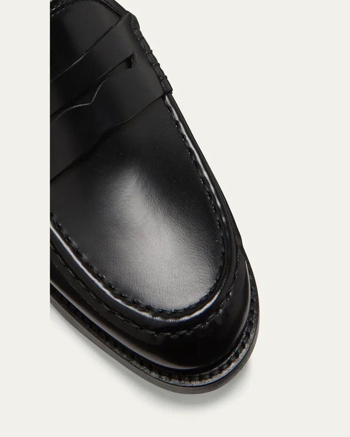 Prepina Leather Penny Loafers - Image 3