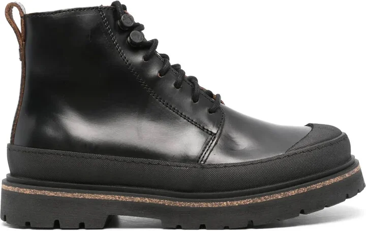 Prescott leather combat boots