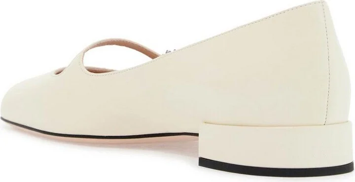 Preshoes Embellished Square Toe Ballet Flats - Image 3