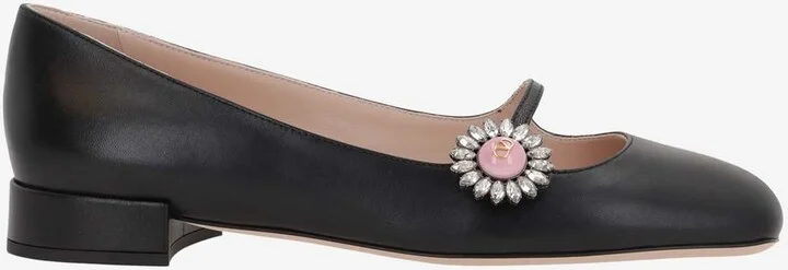 Preshoes Mary-Jane Leather Ballet Flats