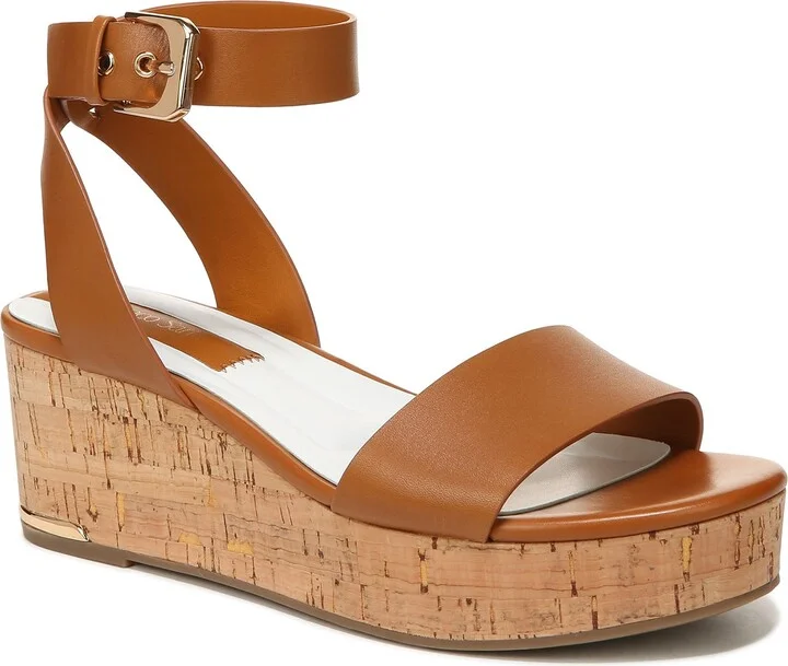 Presley Ankle Strap Platform Wedge Sandal
