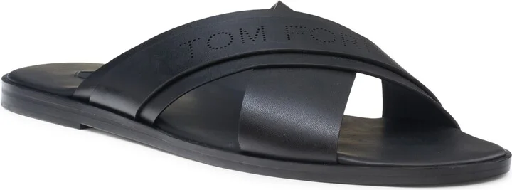 Preston Leather Slide Sandal