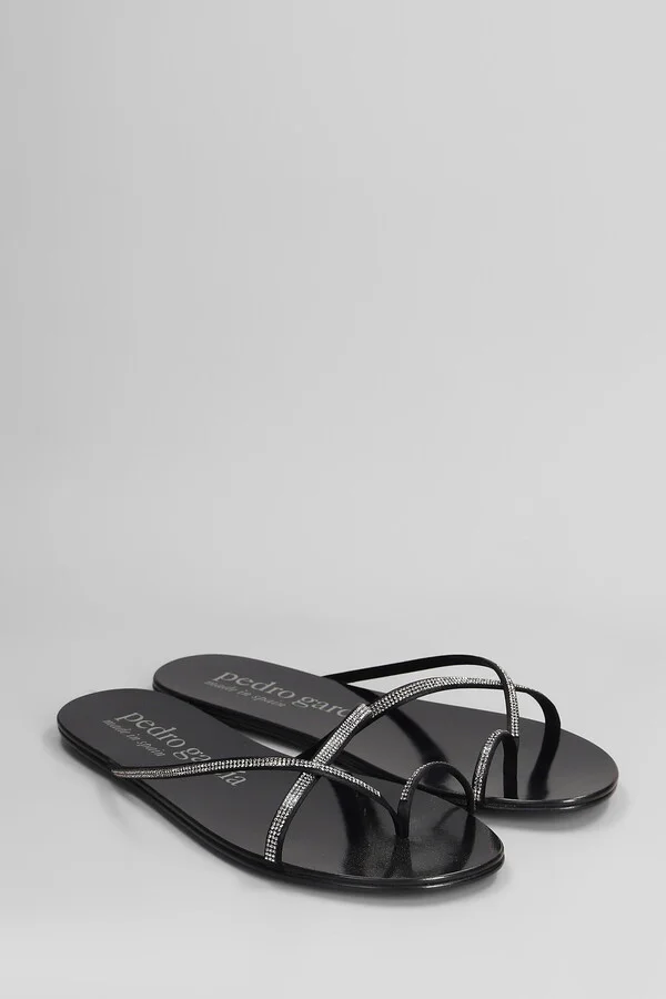 Pretty Flats In Black Leather - Image 2