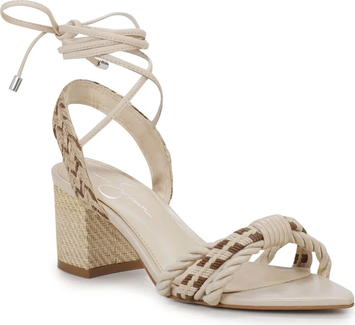 Prim Ankle Wrap Pointed Toe Sandal