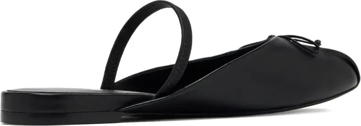 Prima bow-detail leather mules - Image 3