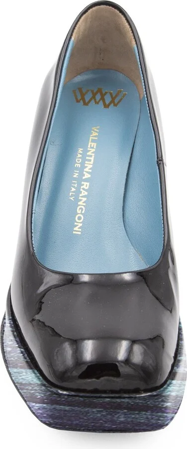 Prima Pump Black Vernice Sky - Image 6
