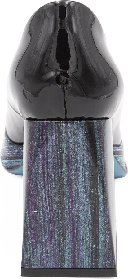 Prima Pump Black Vernice Sky - Image 7
