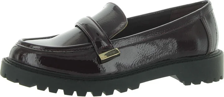 Primad Womens Slip On Lug Sole Loafers