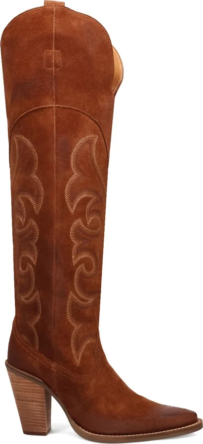 Primadonna Pointed Toe Over the Knee Western Boot - Image 2