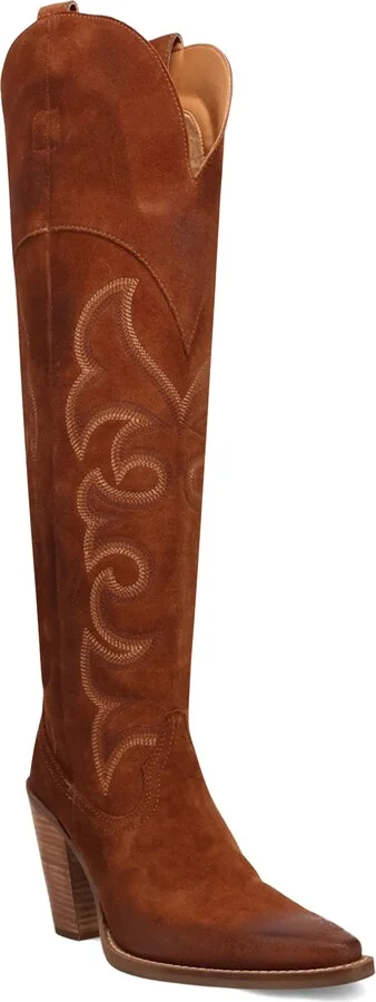 Primadonna Pointed Toe Over the Knee Western Boot