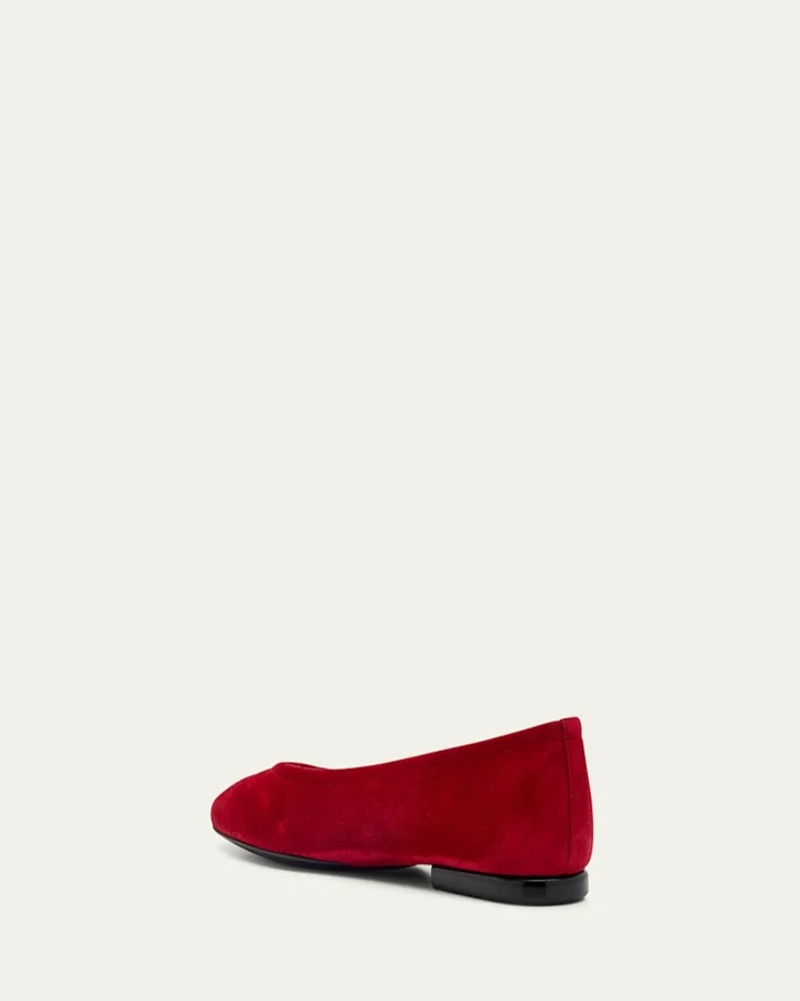 Primula Suede Ballerina Flats - Image 4