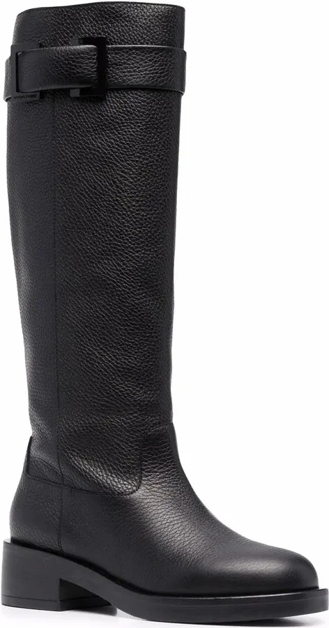 Prince leather knee-high boots - Image 2