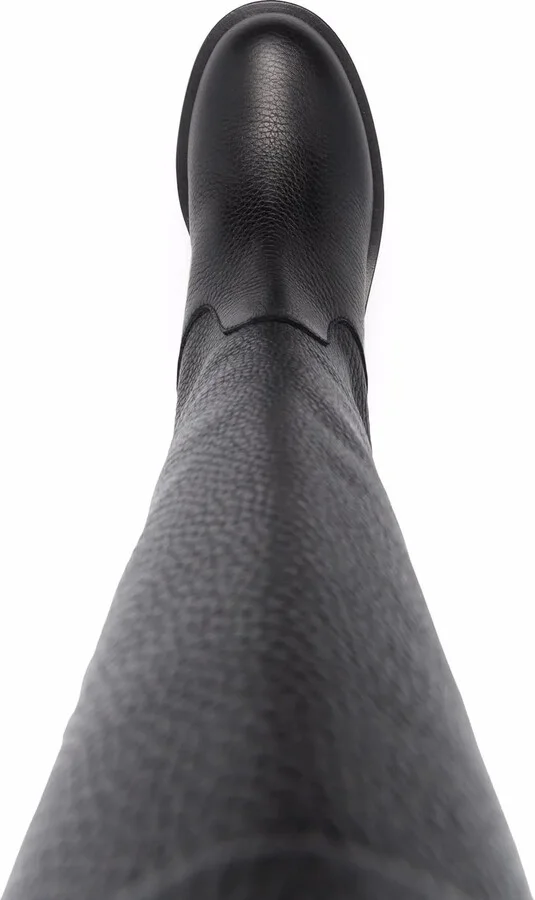 Prince leather knee-high boots - Image 4