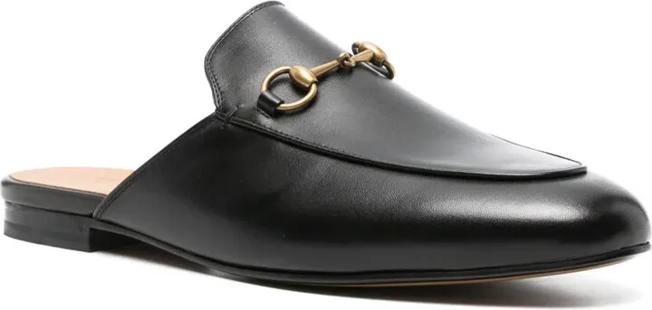 Princetown Horsebit-detail leather mules - Image 2