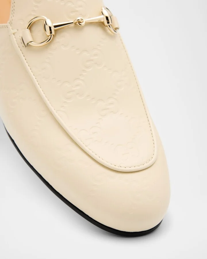 Princetown Monogram Horsebit Leather Mules - Image 3