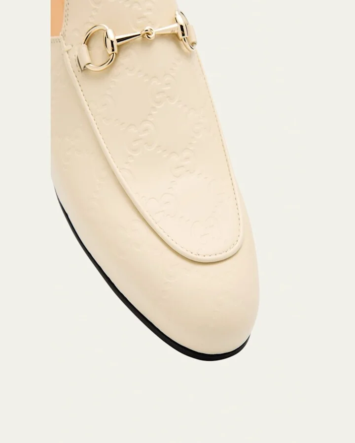Princetown Monogram Horsebit Leather Mules - Image 5