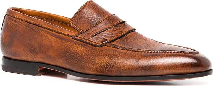 Principe Leather Slip-On Loafers - Image 2