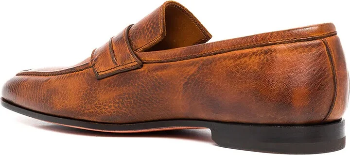 Principe Leather Slip-On Loafers - Image 3