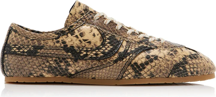 Print Leather SneakersVan Noten