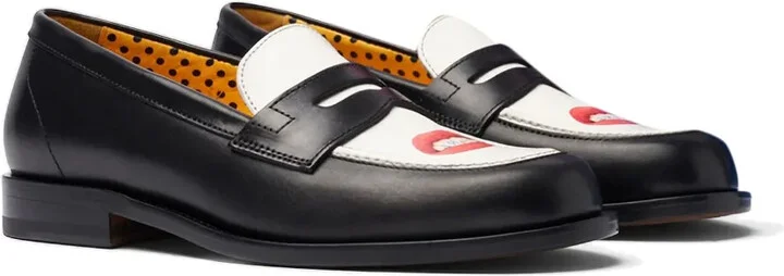 Print-Motif Loafers - Image 2