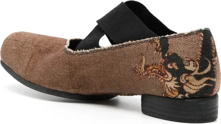 Printed Ballerina Shoes - Image 3