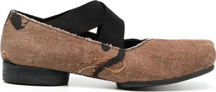 Printed Ballerina Shoes