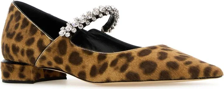 Printed Calf Hair Bing Ballerinas - Image 2