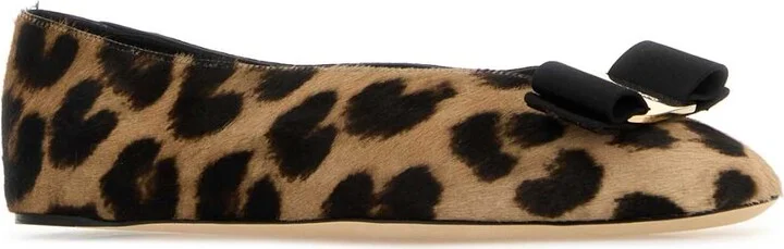 Printed Calf Hair Vanna Ballerinas - Image 2