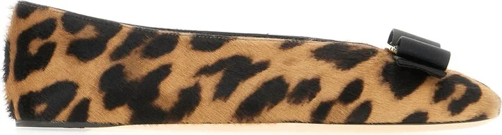 Printed Calf Hair Vanna P Ballerinas