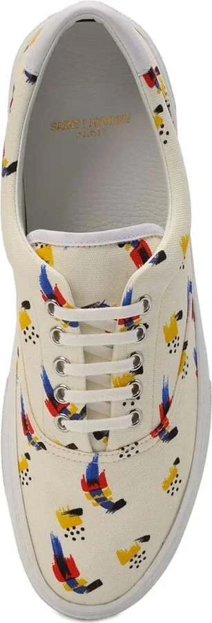Printed Canvas Sneakers - Image 4