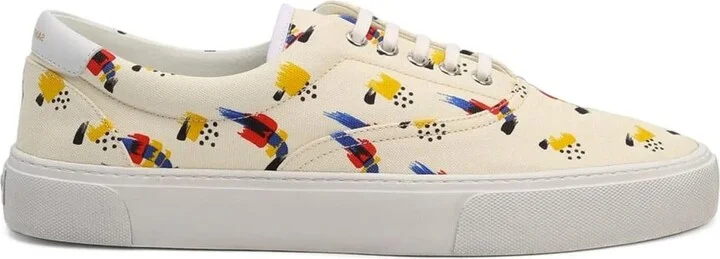 Printed Canvas Sneakers