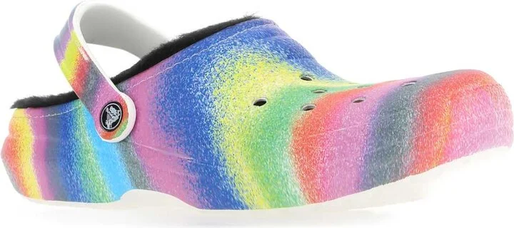 Printed Crosliteâ ¢ Classic Lined Spray Dye Mules - Image 2