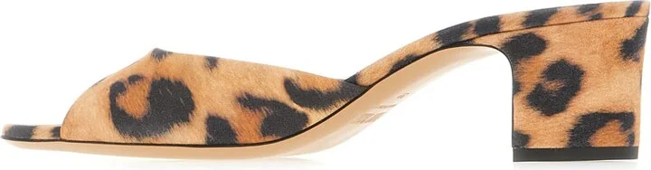 Printed Fabric Mules - Image 3