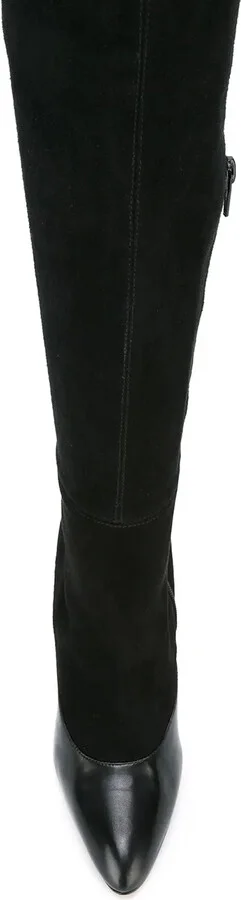 Printed Heel Over-The-Knee Boots - Image 4