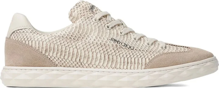 Printed Lace-Up Sneakers
