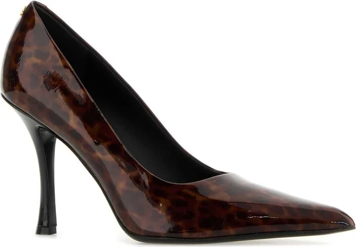 Printed Leather Elydea Pumps - Image 2
