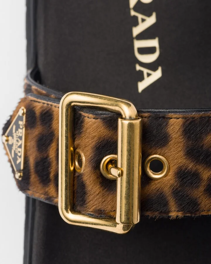 Printed leather slides - Image 5