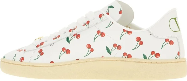 Printed Leather Sneakers - Image 3