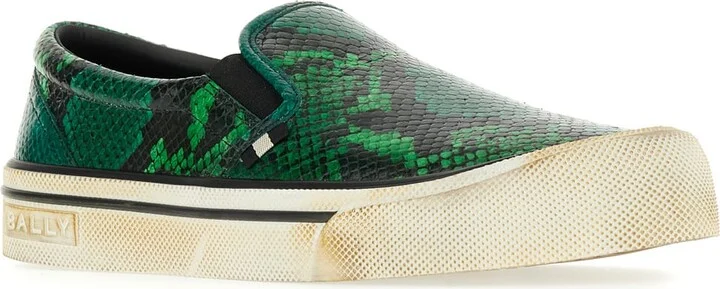Printed Nappa Slip Ons - Image 2