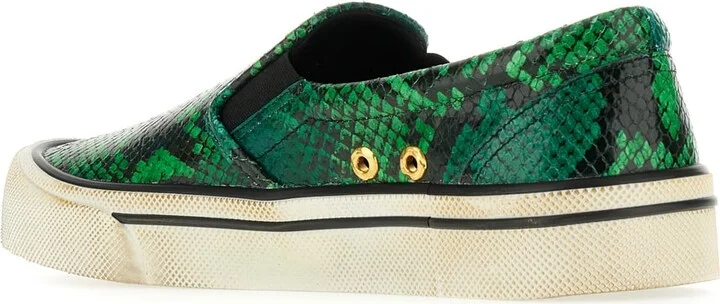 Printed Nappa Slip Ons - Image 3
